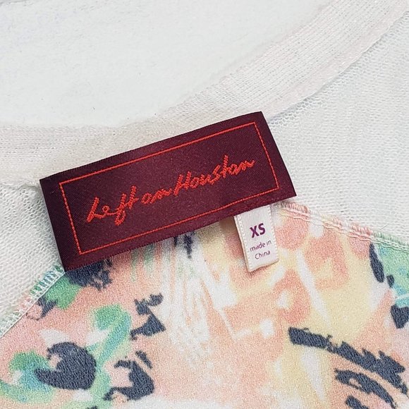 Left On Houston Satin Watercolor Cardigan - Picture 3 of 3